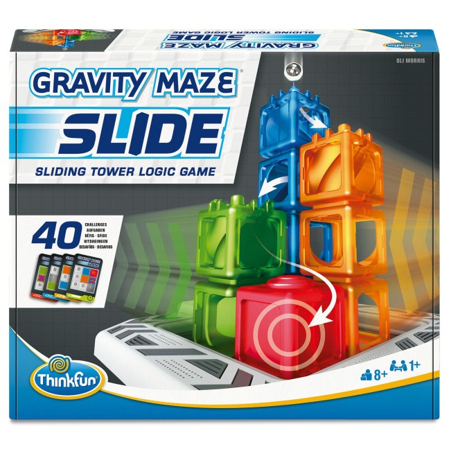 ThinkFun Gravity Maze Slide - Logikspiel ab 8 Jahre - 