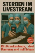 Cover-Bild zum Titel 'Sterben im Livestream - Ein Krankenhaus, drei Kameras und null Scham' von 'Herbert Vore'