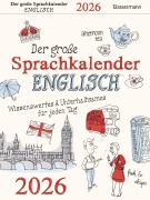 Cover-Bild zum Titel 'Der große Sprachkalender Englisch 2026' von 'Birgit Adam'