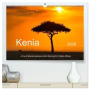 Kenia - Eine Entdeckungsreise durch das Land im Osten Afrikas (hochwertiger Premium Wandkalender 2026 DIN A2 quer), Kunstdruck in Hochglanz - Andreas Demel
