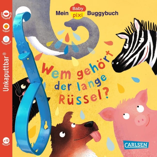 Baby Pixi (unkaputtbar) 171: Mein Baby-Pixi-Buggybuch: Wem gehört der lange Rüssel? - Elsa Klever