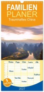 Cover-Bild zum Titel 'Familienplaner 2027 - Traumhaftes China mit 5 Spalten (Wandkalender, 21 x 45 cm) CALVENDO' von 'Sergej Henze'