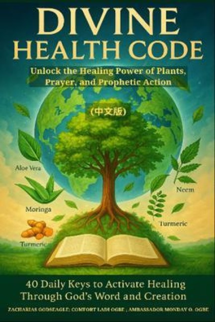 DIVINE HEALTH CODE - 40 Daily Keys to Activate Healing Through God's Word and Creation Unlock the Healing Power of Plants, Prayer, and Prophetic Action  (¿¿¿) - CHINESE EDITION - Zacharias Godseagle, Ambassador Monday O. Ogbe