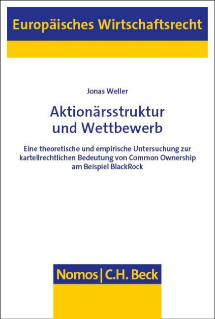 Aktionärsstruktur und Wettbewerb - Jonas Weller