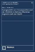 Cover-Bild zum Titel 'Eigengeschäfte von Führungskräften nach Art. 19 MMVO im Rahmen öffentlicher Angebote nach dem WpÜG' von 'Marcus Commandeur'