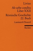 Cover-Bild zum Titel 'Ab urbe condita. Liber XXII / Römische Geschichte. 22. Buch' von 'Titus Livius'