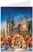 Postkarten-Adventskalender "Kölner Dom" - M. Haduk