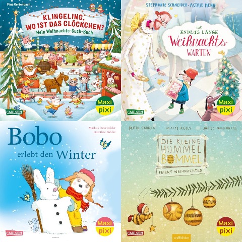 Maxi-Pixi-4er-Set 113: Bald ist Weihnachten (4x1 Exemplar) - 