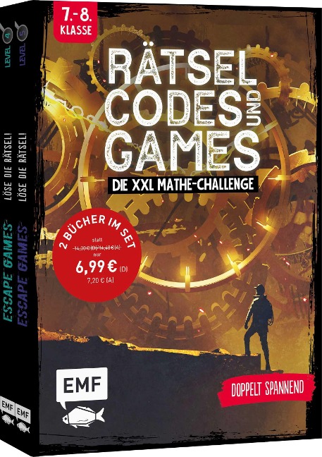 Rätsel, Codes und Games - Die XXL Mathe-Challenge für die 7. und 8. Klasse - Arnaud Durand, Julien Durand, Olivier Lefebvre, Jean-Baptiste Civet