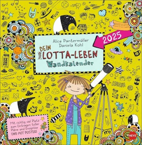 Lotta-Leben Broschurkalender 2025 - Alice Pantermüller