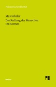Cover-Bild zum Titel 'Die Stellung des Menschen im Kosmos' von 'Max Scheler'