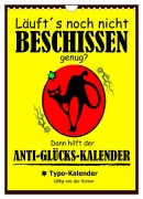 Cover-Bild zum Titel 'Läuft¿s noch nicht beschissen genug? Dann hilft der Anti-Glücks-Kalender! (Wandkalender 2026 DIN A4 hoch), CALVENDO Monatskalender' von 'Rose Hurley'