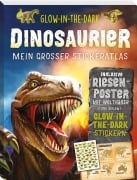 Cover-Bild zum Titel 'Glow-in-the-Dark Dinosaurier: Mein großer Stickeratlas' von 'Sofija Stefanovic'