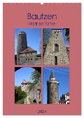 Bautzen - Stadt der Türme (Wandkalender 2024 DIN A2 hoch), CALVENDO Monatskalender - Pia Thauwald