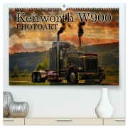 Cover-Bild zum Titel 'Kenworth W900 PHOTOART (hochwertiger Premium Wandkalender 2026 DIN A2 quer), Kunstdruck in Hochglanz' von 'Ingo Laue'