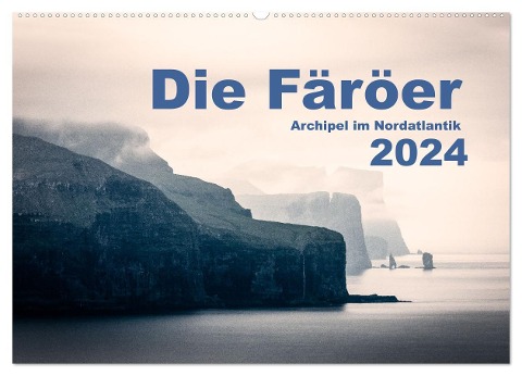 Färöer Archipel im Nordatlantik (Wandkalender 2024 DIN A2 quer), CALVENDO Monatskalender - Kai-Uwe Klauß