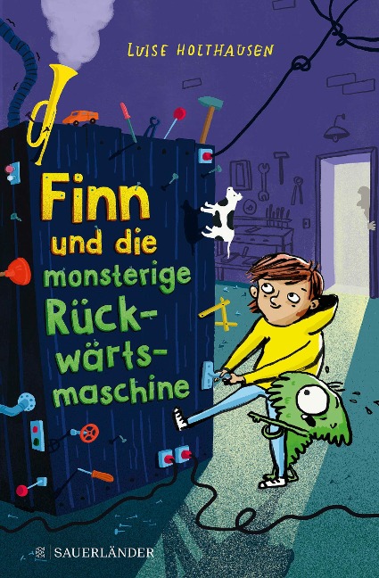Finn und die monsterige Rückwärtsmaschine - Luise Holthausen