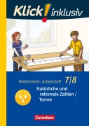 Cover-Bild zum Titel 'Klick! inklusiv 7./8. Schuljahr - Arbeitsheft 1 - Natürliche und rationale Zahlen / Terme' von 'Elisabeth Jenert, Petra Kühne'
