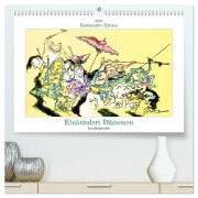 Cover-Bild zum Titel 'Kawanabe Kyosai - Einhundert Dämonen Kunstkalender (hochwertiger Premium Wandkalender 2026 DIN A2 quer), Kunstdruck in Hochglanz' von 'Timearts Kunstkalender'