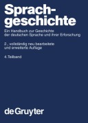 Cover-Bild zum Titel 'Sprachgeschichte 4.Teilband' von ''