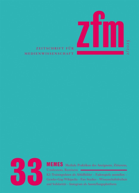 Zeitschrift für Medienwissenschaft 33 - 