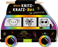 Cover-Bild zum Titel 'Mein Kritzkratz-Bus für unterwegs' von ''