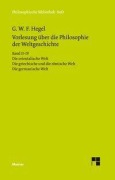 Cover-Bild zum Titel 'Vorlesungen über die Philosophie der Weltgeschichte' von 'Georg W F Hegel'