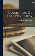 Cover-Bild zum Titel 'Cancionero De Lope De Stúñiga' von 'José León Sancho Rayón'
