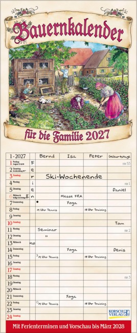 Bauernkalender 2027 - 