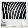 Emotionale Momente: Zebras - black & white. (hochwertiger Premium Wandkalender 2025 DIN A2 quer), Kunstdruck in Hochglanz - Ingo Gerlach GDT