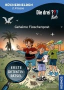 Cover-Bild zum Titel 'Die drei ??? Kids, Bücherhelden 2. Klasse, Geheime Flaschenpost' von 'Anne Scheller'
