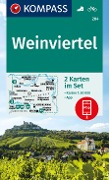 Cover-Bild zum Titel 'KOMPASS Wanderkarten-Set 204 Weinviertel (2 Karten) 1:50.000' von ''