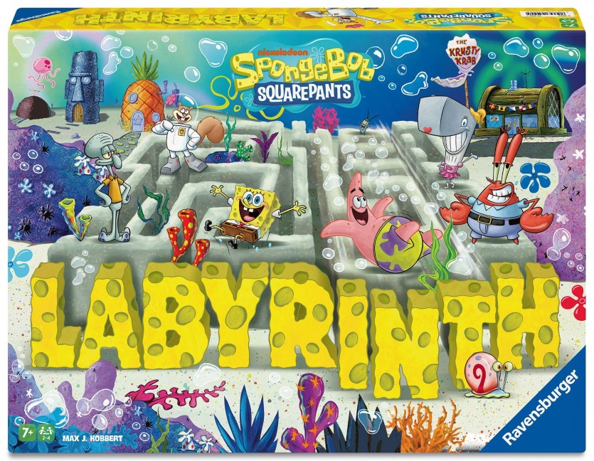 SpongeBob Labyrinth - Gesellschaftsspiel & Brettspiel ab 7 Jahre - Max J. Kobbert