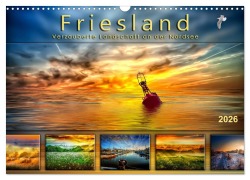 Friesland, verzauberte Landschaft an der Nordsee (Wandkalender 2026 DIN A3 quer), CALVENDO Monatskalender - Peter Roder