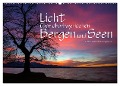 Licht über oberbayrischen Bergen und Seen (Wandkalender 2024 DIN A2 quer), CALVENDO Monatskalender - Stefan Sporrer