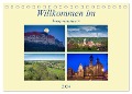 Willkommen im Burgenlandkreis (Tischkalender 2024 DIN A5 quer), CALVENDO Monatskalender - Martin Wasilewski