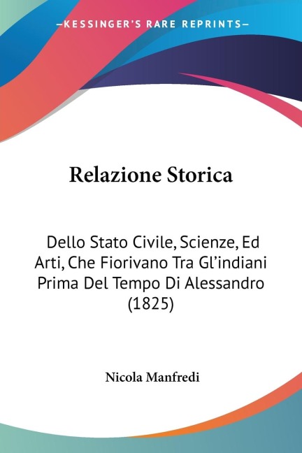 Relazione Storica - Nicola Manfredi
