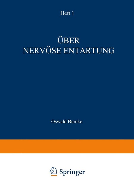 Über Nervöse Entartung - Oswald Bumke