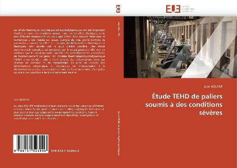 Étude TEHD de paliers soumis à des conditions sévères - Jean Bouyer