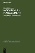 Cover-Bild zum Titel 'Hochschulmanagement' von 'Egon Hartmann'