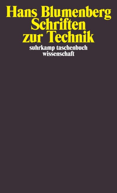 Schriften zur Technik - Hans Blumenberg