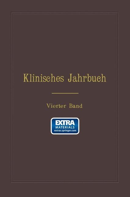 Klinisches Jahrbuch - C. Skrzeczka, G. Schönfeld