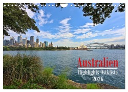 Cover-Bild zum Titel 'Australien - Highlights Ostküste (Wandkalender 2026 DIN A4 quer), CALVENDO Monatskalender' von 'Mathias Calabotta'