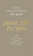Cover-Bild zum Titel 'Deine Zeit zu sein' von 'Nina Brockmann'