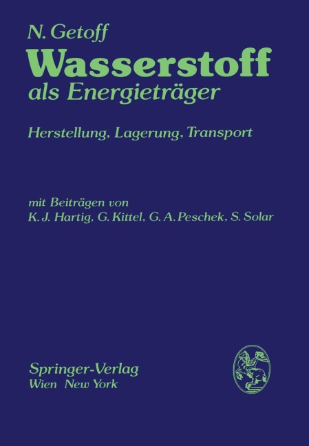 Wasserstoff als Energieträger - N. Getoff