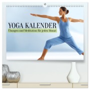 Cover-Bild zum Titel 'Yoga Kalender - Übungen und Meditation für jeden Monat (hochwertiger Premium Wandkalender 2026 DIN A2 quer), Kunstdruck in Hochglanz' von 'Mb Fotografie'