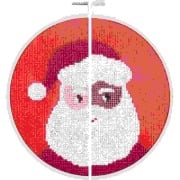 Cover-Bild zum Titel 'Stickpackung Gezählter Kreuzstich,Portrait Santa' von ''