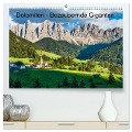 Dolomiten - Bezaubernde Giganten (hochwertiger Premium Wandkalender 2024 DIN A2 quer), Kunstdruck in Hochglanz - Sascha Ferrari