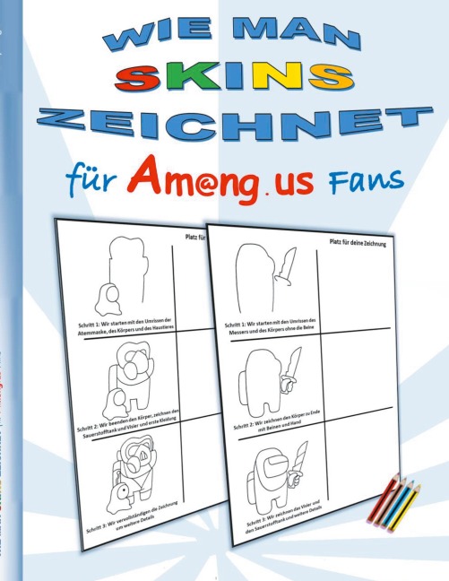 Wie man Skins zeichnet für Am@ng.us Fans - Ricky Roogle
