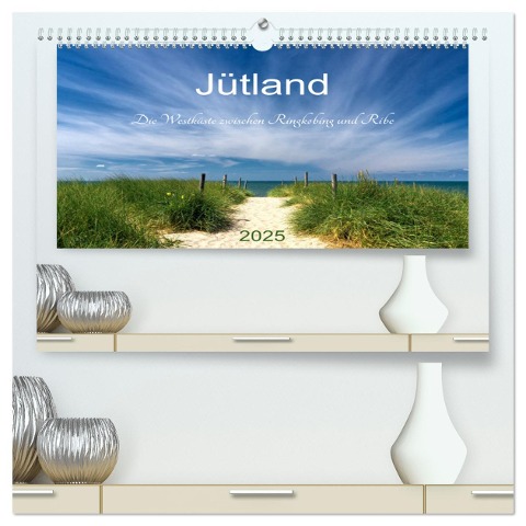 Jütland. Die Westküste zwischen Ringkøbing und Ribe (hochwertiger Premium Wandkalender 2025 DIN A2 quer), Kunstdruck in Hochglanz - Klaus Kolfenbach